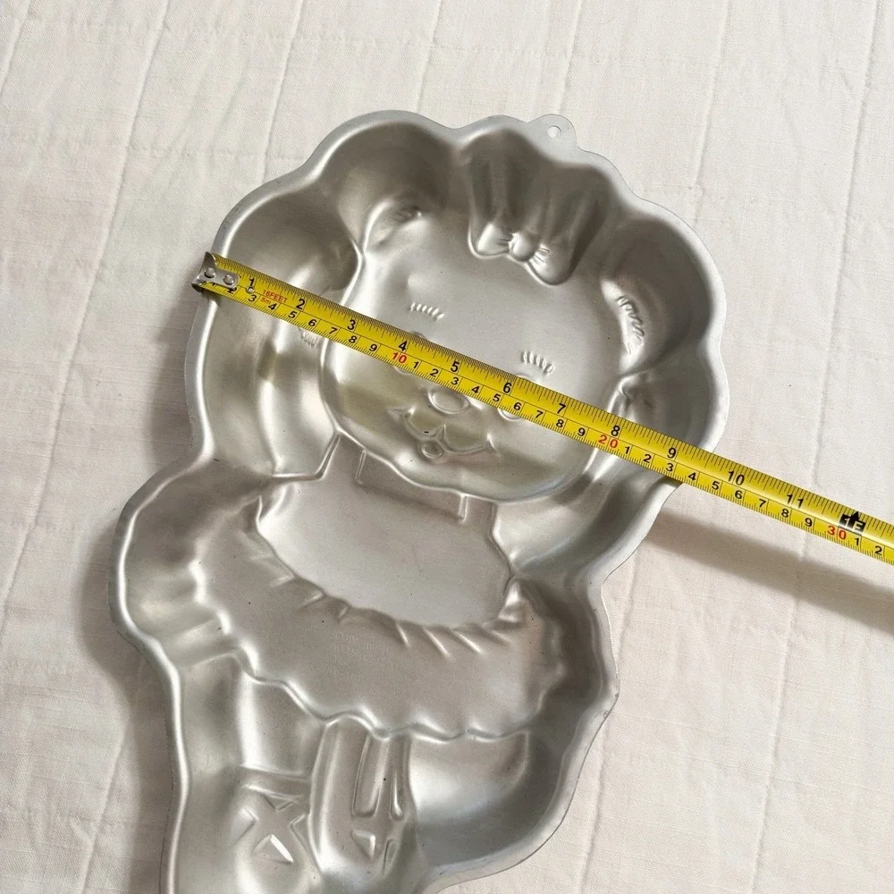 Vintage 1992 Wilton Ballerina Bear Cake‎ Mold Aluminum 2105-2021 Girl Party